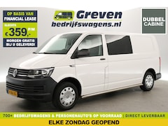 Volkswagen Transporter - 2.0 TDI L2H1 | 140PK | DC | Airco | Trekhaak | Elektrpakket