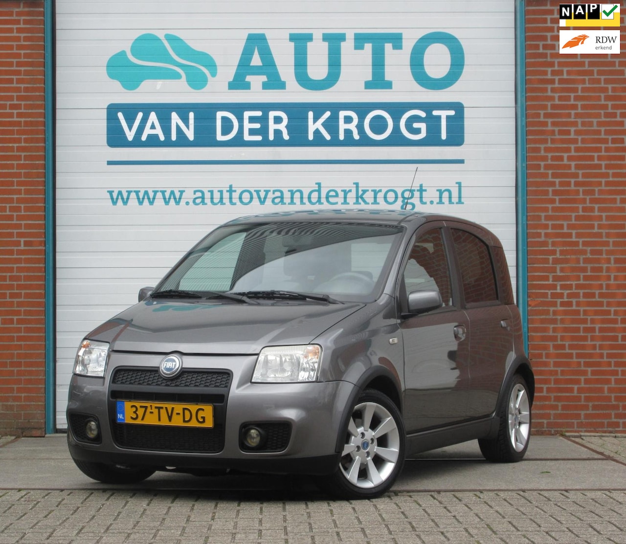 Fiat Panda - 1.4 16V Sport 1.4 16V Sport, 100 Pk, Airco, 63.651 km !!! APK 10-26 - AutoWereld.nl