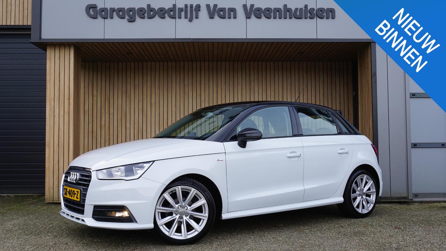 Audi A1 Sportback - 1.0 TFSI 95pk 5Drs Adrenalin S-Line 17inch LM Navi Airco Elek.pakket *Gletsjerwit Metallic - AutoWereld.nl