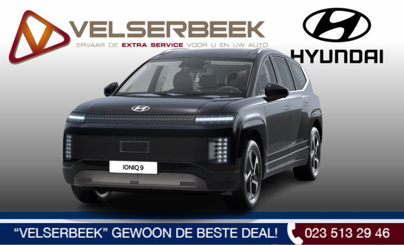 Hyundai IONIQ 9 - Connect+ AWD 7p. 110.3 kWh **NIEUW**DIRECT RIJDEN** - AutoWereld.nl