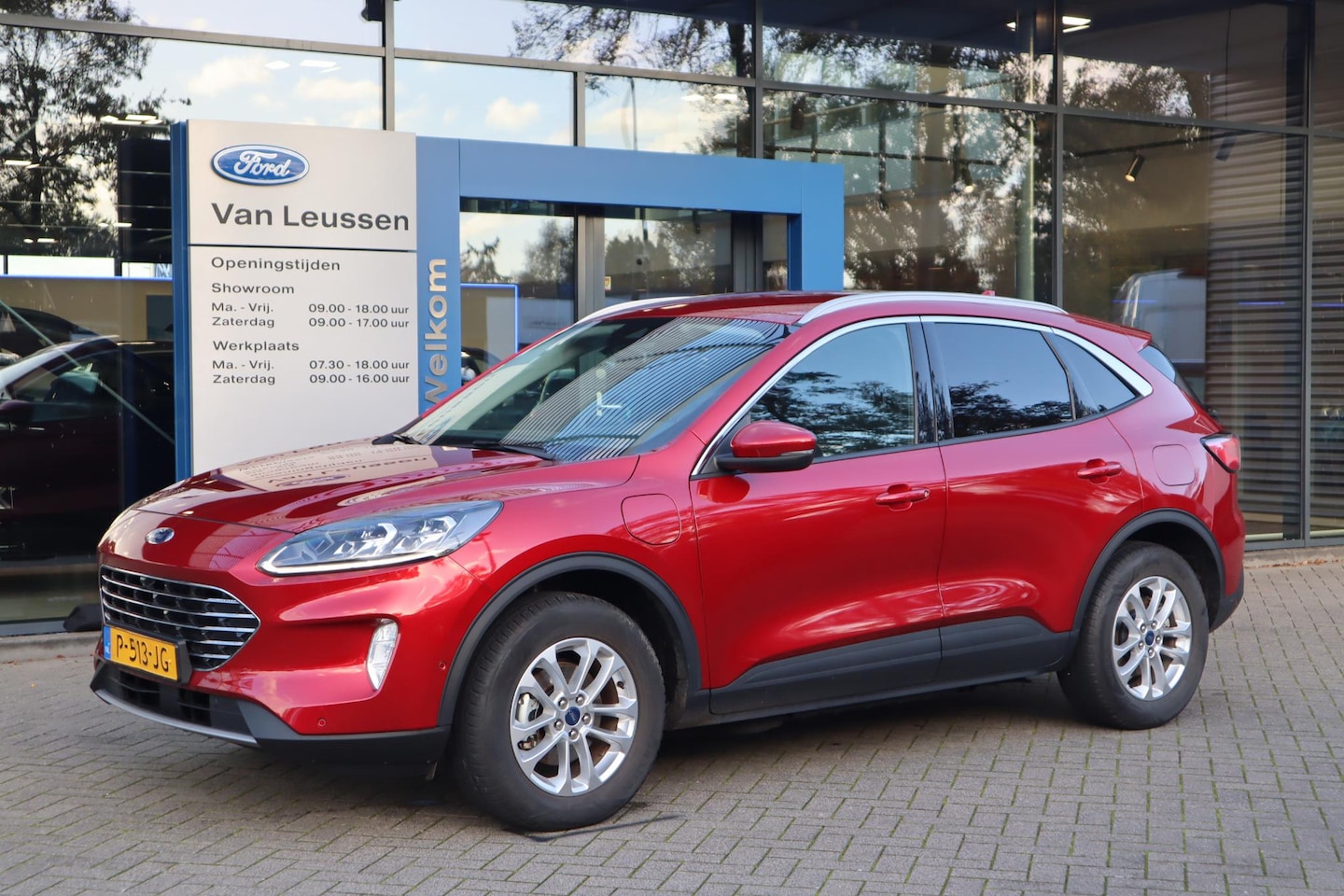Ford Kuga - 2.5 PHEV TITANIUM-X AD-CRUISE CLIMA HALF-LEDER PRIVACY-GLASS NL-AUTO - AutoWereld.nl