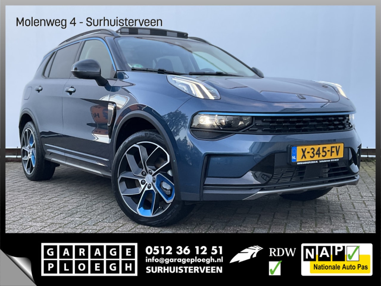 Lynk & Co 01 - 1.5 PHEV 262PK Adapt.Cruise 360° Cam Carplay Plug-in Stoelverw Vol opties! - AutoWereld.nl