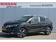 Nissan Qashqai - 1.2 Tekna Navigatie, Panoramadak, Trekhaak, 19"Lm, Half Leder, 360 Camera, LED, Climate Co