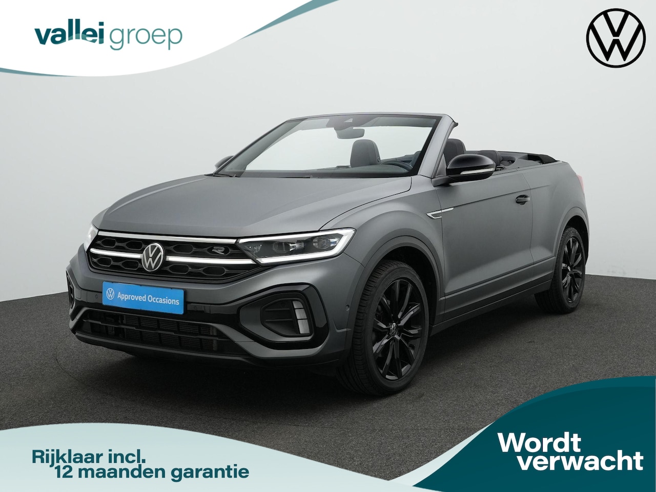 Volkswagen T-Roc Cabrio - 1.5 TSI 150 pk DSG R-Line Edition Grey | Trekhaak | IQ Light | Stuur-/stoelverwarming | Ac - AutoWereld.nl