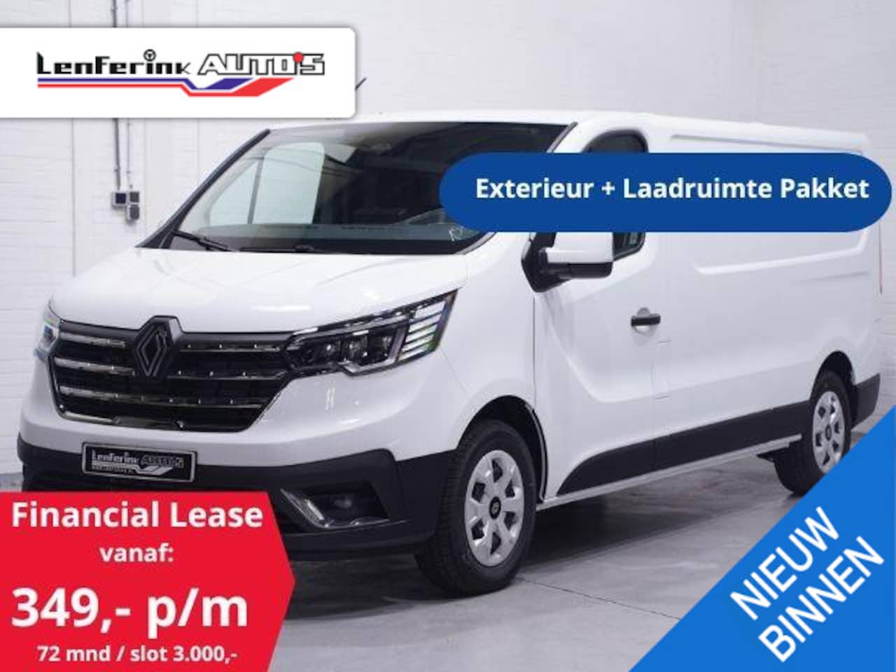 Renault Trafic - 2.0 Blue DCi 150 pk L2H1 Airco, Exterieur Pakket Laadruimte Pakket, LED Koplampen, PDC ach - AutoWereld.nl