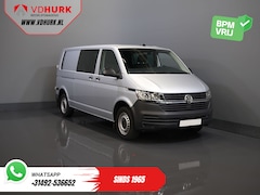 Volkswagen Transporter - T6.1 2.0 TDI 150 pk DSG Aut. L2 DC BPM VRIJ Dubbel Cabine 6 Pers./ Lage KM/ Adapt.Cruise/