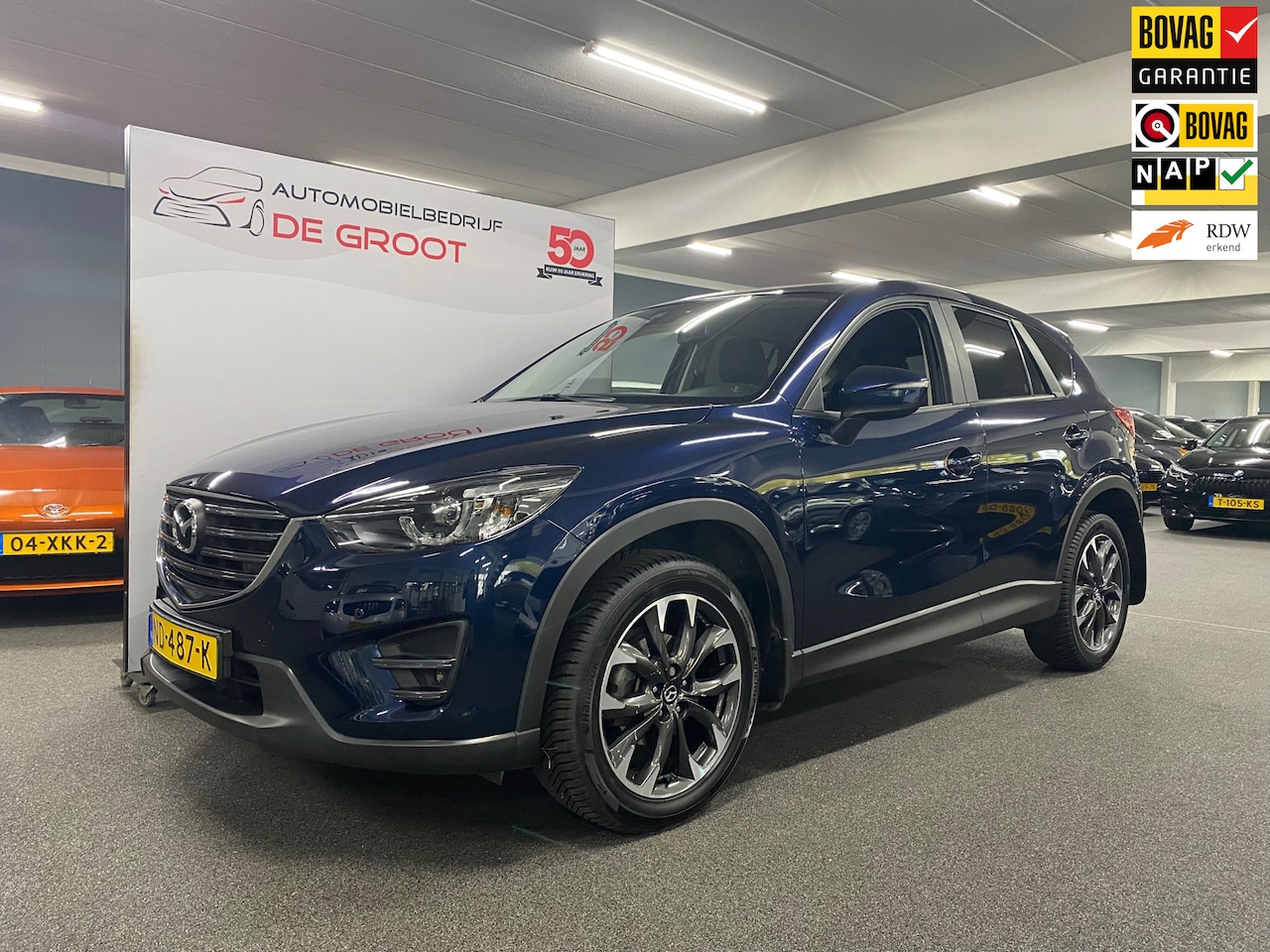 Mazda CX-5 - 2.0 SkyActiv-G 165 GT-M Line 2WD/ Automaat/ Nederlandse auto/ Lederen bekleding/ Navi - AutoWereld.nl