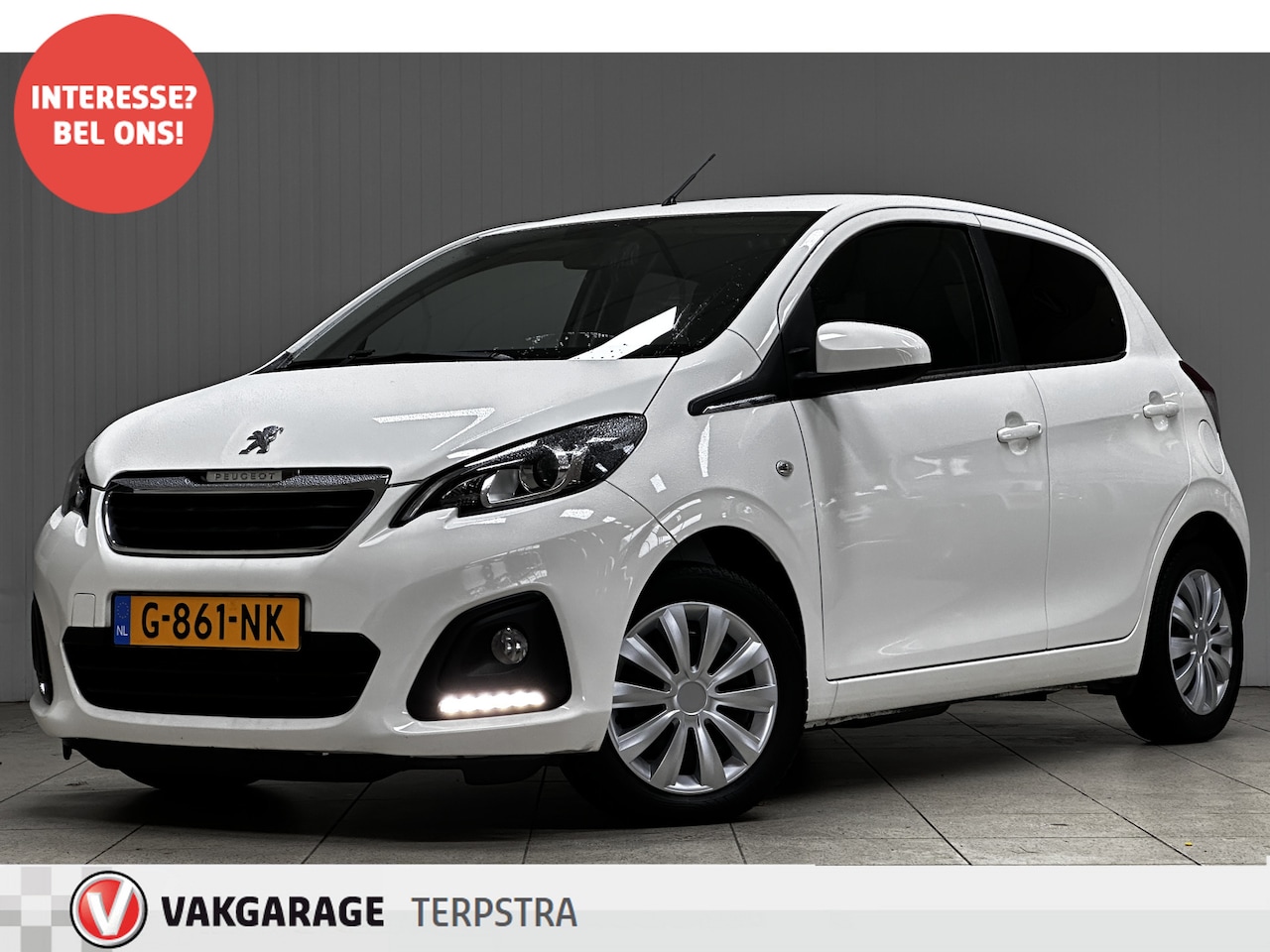 Peugeot 108 - 1.0 e-VTi Active /Airco/ Bluetooth/ Multi-Stuur/ Getint-Glas/ LED-Dagrij/ Elek.Pakket/ C.V - AutoWereld.nl