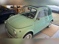 Fiat 500 - F ronde klok mint Groen