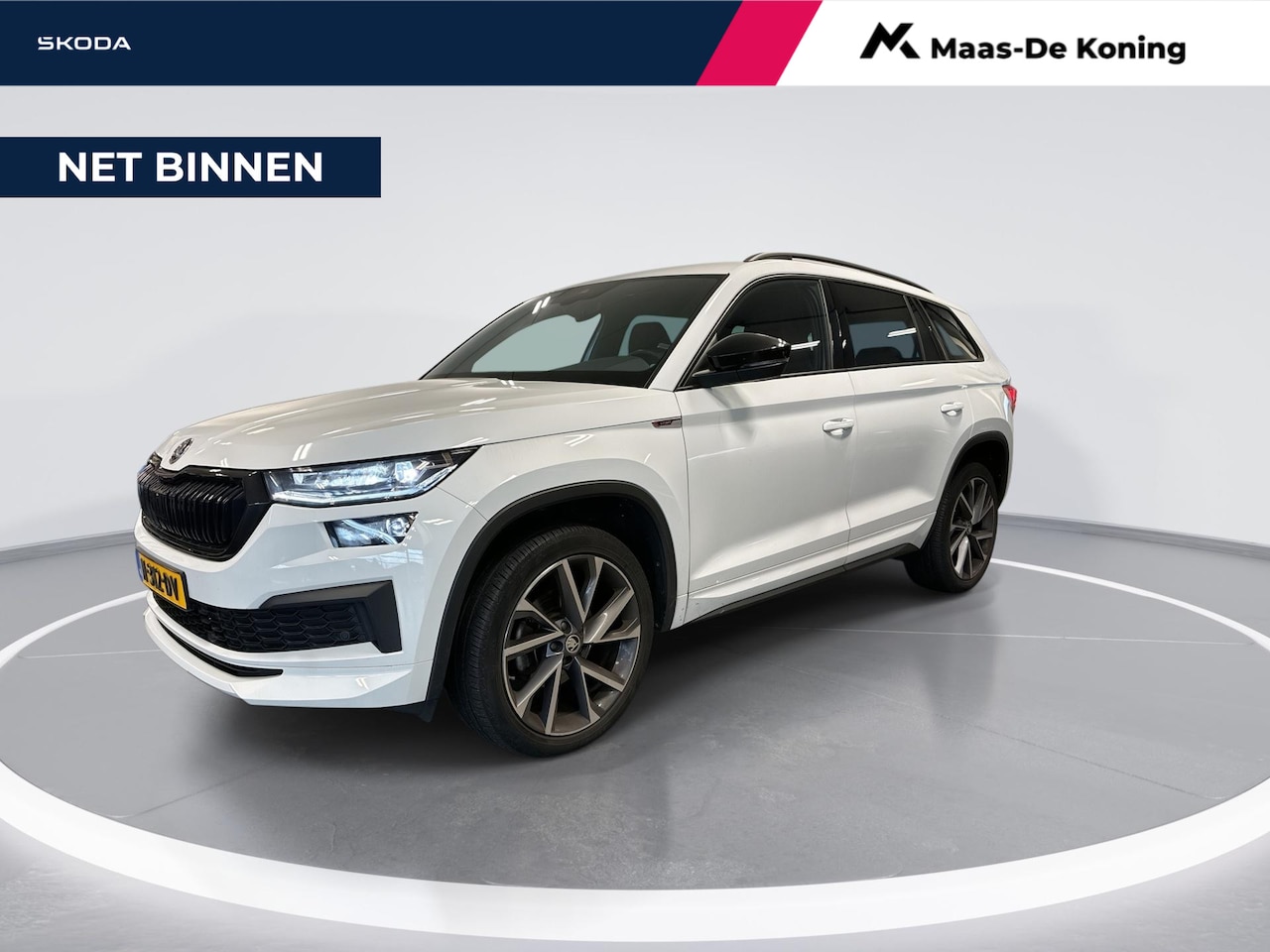 Skoda Kodiaq - 1.5 TSI 150pk DSG Sportline Business · Camera · Canton Audio · Elek. Bestuurdersstoel + Ge - AutoWereld.nl