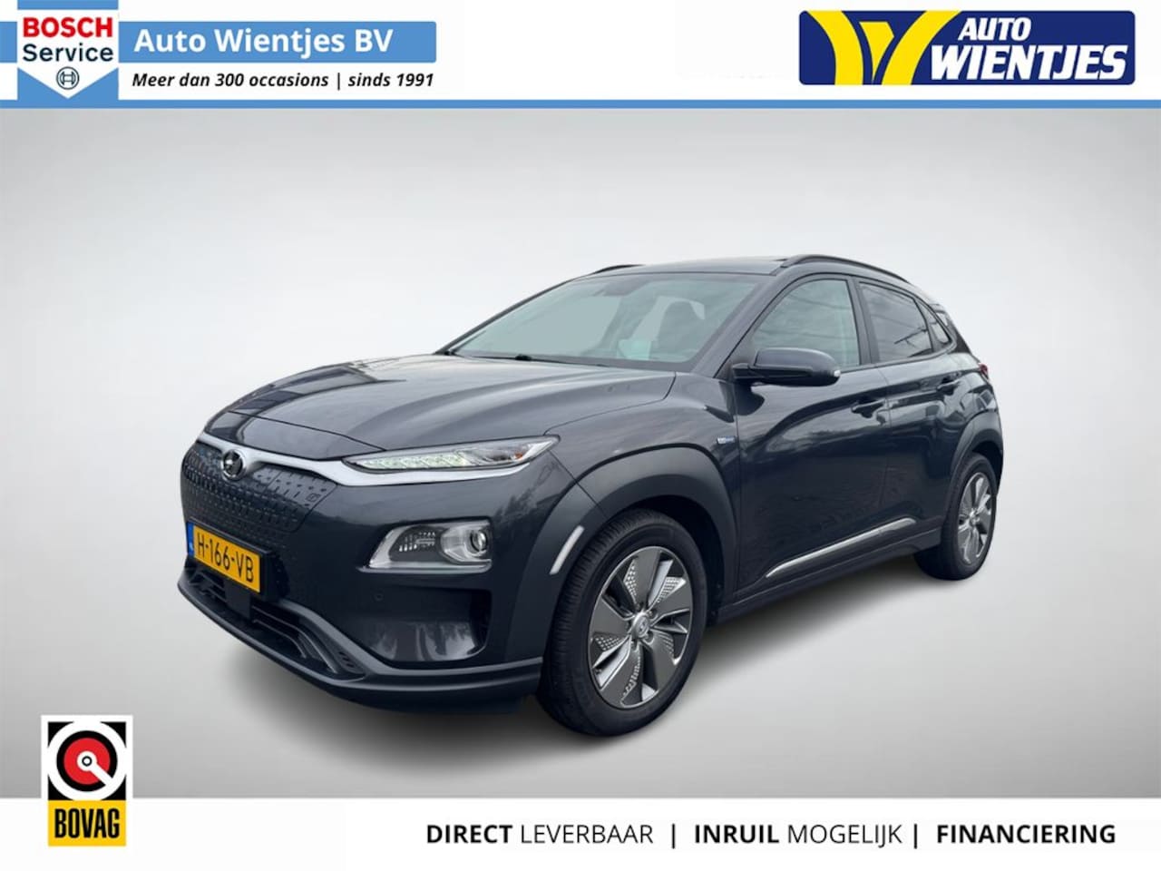 Hyundai Kona Electric - EV Premium Sky 64kWh | Leer | Navi | Schuifdak - AutoWereld.nl