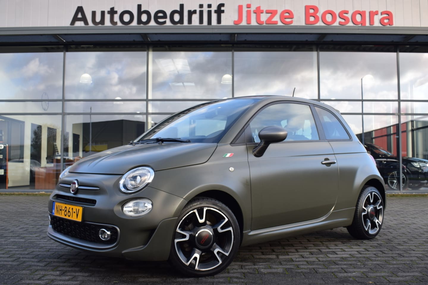 Fiat 500 - 0.9 TwinAir Turbo Sport Half Leder | ECC | Sportstoelen | Full Map Navi | Telefonie | Voll - AutoWereld.nl