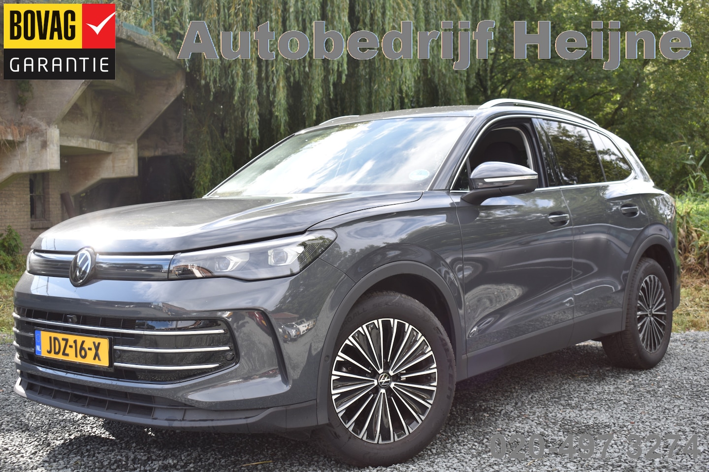 Volkswagen Tiguan - 1.5 eTSI 150PK DSG Elegance LEDER | 360° CAMERA | TREKHAAK - AutoWereld.nl