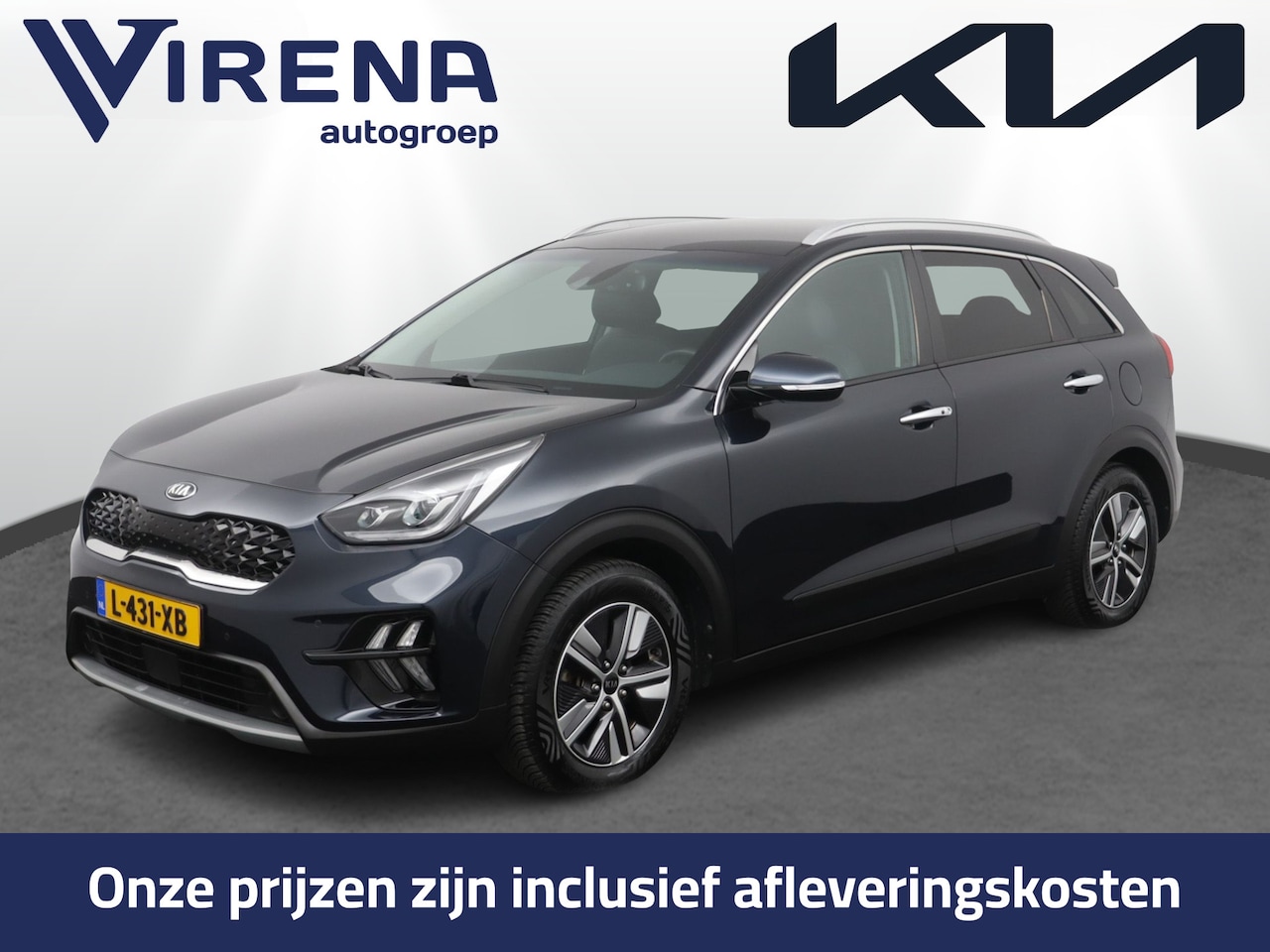 Kia Niro - 1.6 GDi Hybrid DynamicPlusLine - Adaptive Cruise - Stoel/Stuurverwarming - Navigatie - Tre - AutoWereld.nl
