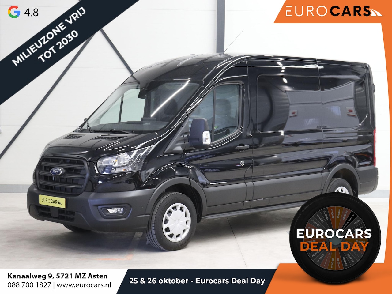 Ford Transit - 310 2.0 TDCI L2H2 Trend Automaat Airco Bluetooth Camera Cruise Control - AutoWereld.nl