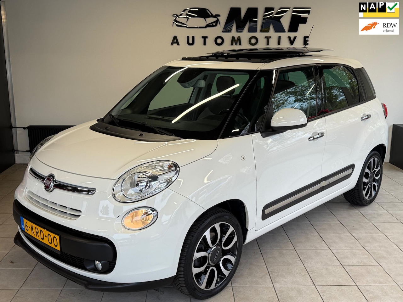 Fiat 500 L - 0.9 TwinAir Lounge 2013 Wit ECC/PANO/115DKM NAP! - AutoWereld.nl