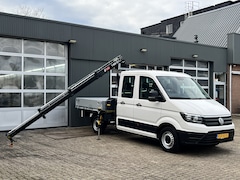Volkswagen Crafter - 35 2.0 TDI DC Hiab Laadkraan 023-3 Trekhaak 2500 kg trekgewicht Airco Cruise controle 6-Pe