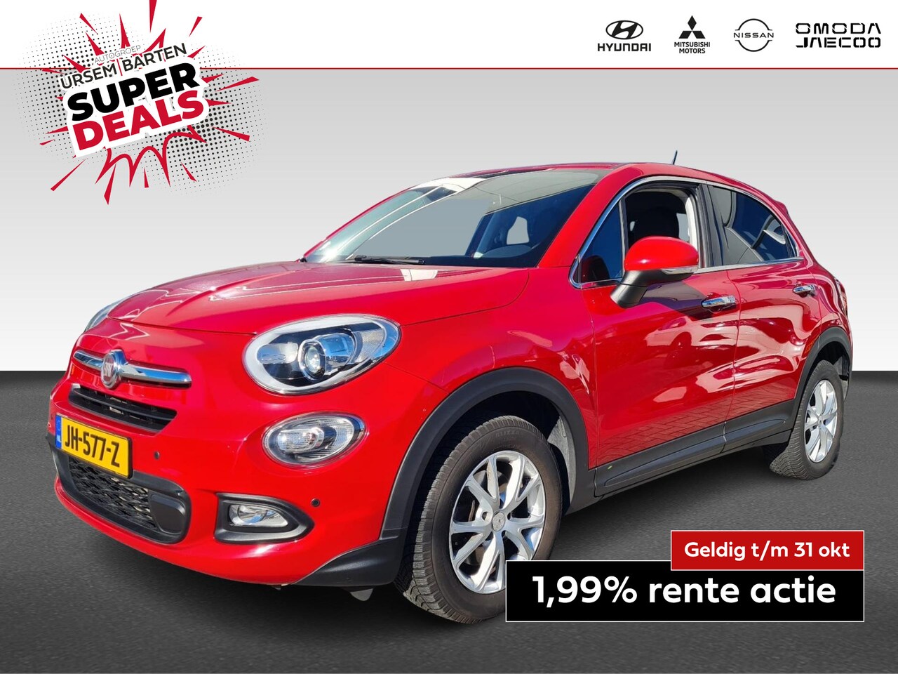 Fiat 500 X - 1.4 Turbo MultiAir Lounge 1.4 Turbo MultiAir Lounge - AutoWereld.nl