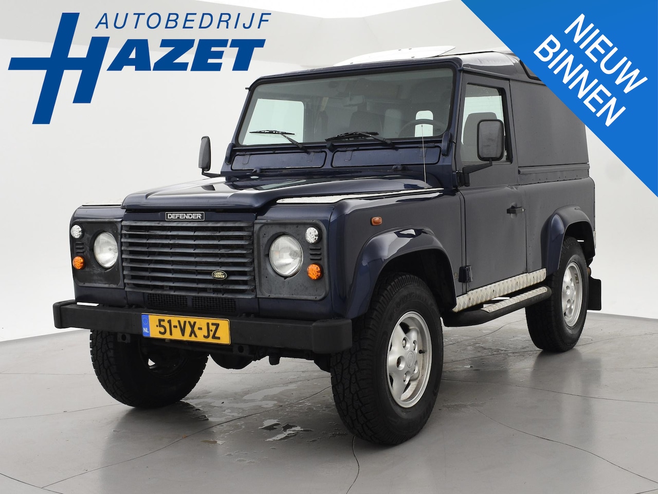 Land Rover Defender - 2.5 Td5 90" *MARGE / BTW VRIJ* GRIJS KENTEKEN + TREKHAAK 3500 KG - AutoWereld.nl