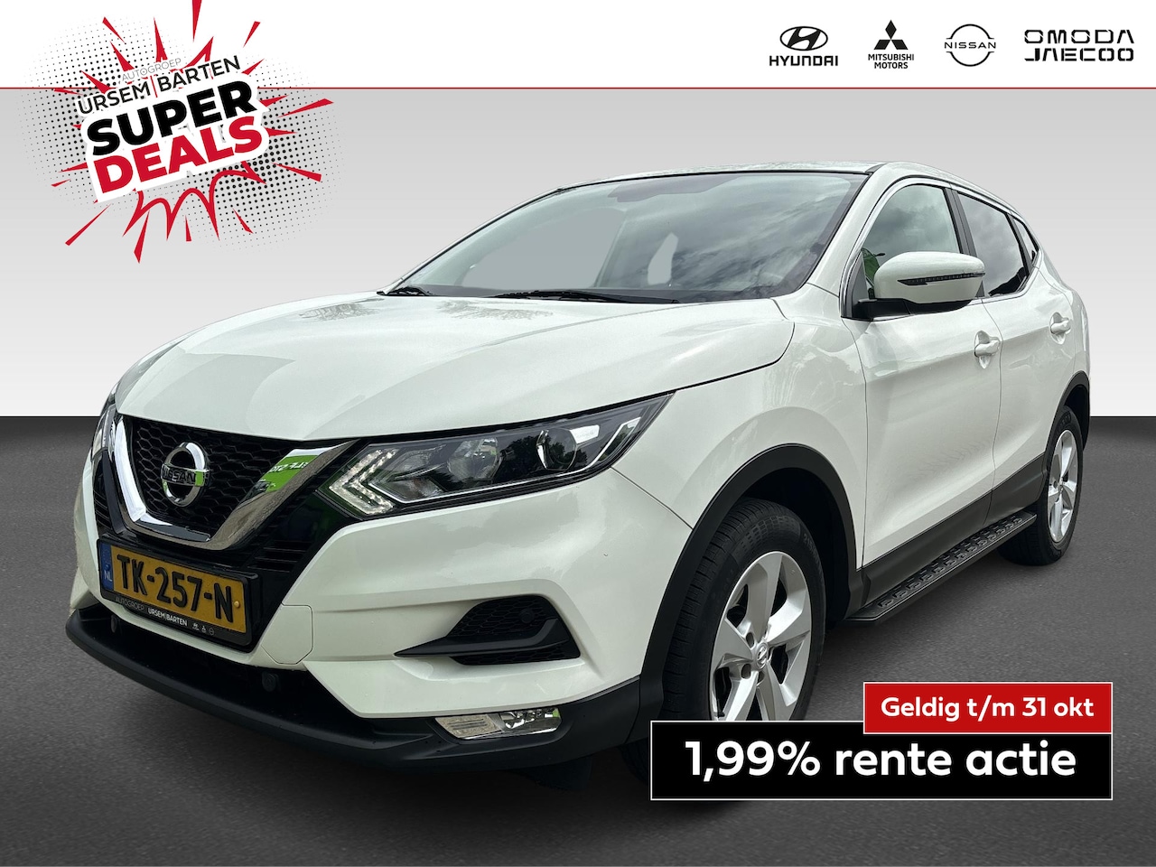 Nissan Qashqai - 1.2 Acenta Automaat  trekhaak navi camera - AutoWereld.nl