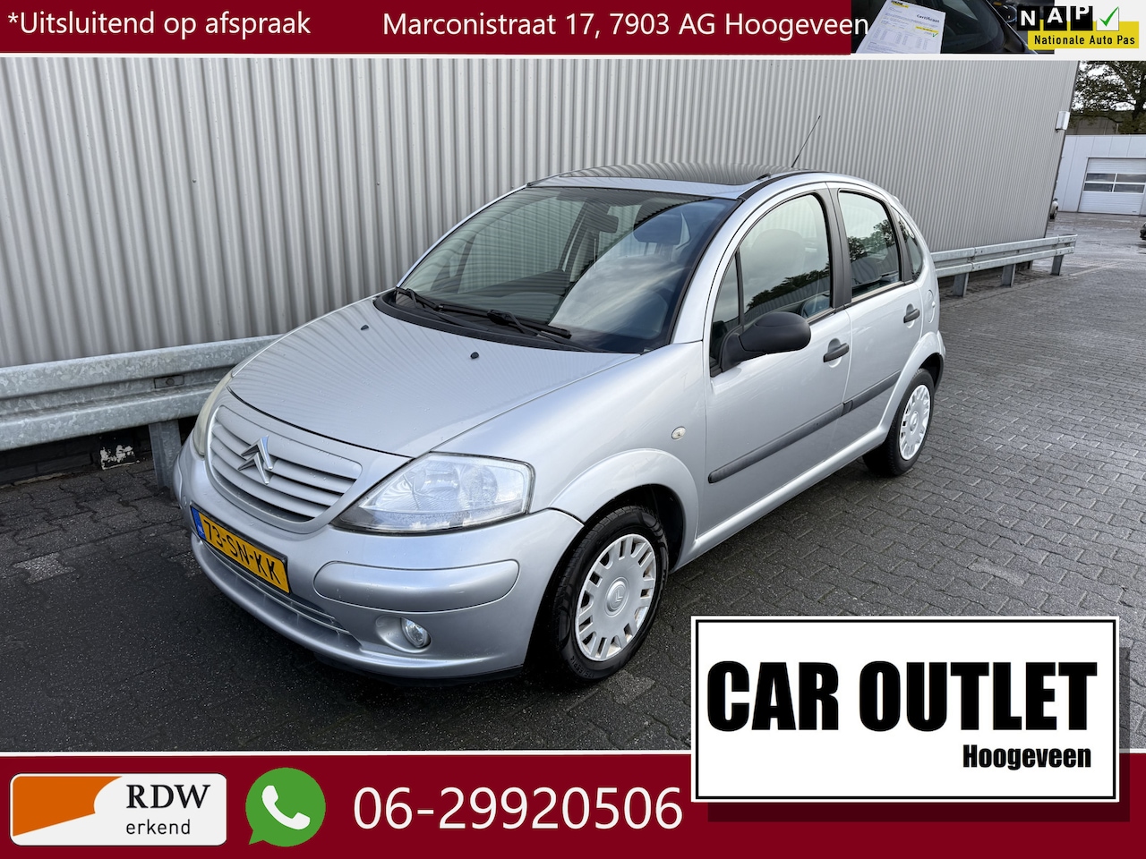 Citroën C3 - 1.4i Sky Radio met Airconditioning en Pano, – Inruil Mogelijk – - AutoWereld.nl