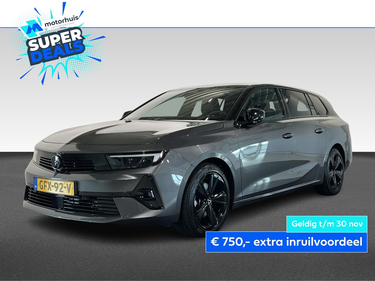 Opel Astra Sports Tourer - 1.2 Turbo Hybrid 136pk Start/Stop eDCT GS - AutoWereld.nl