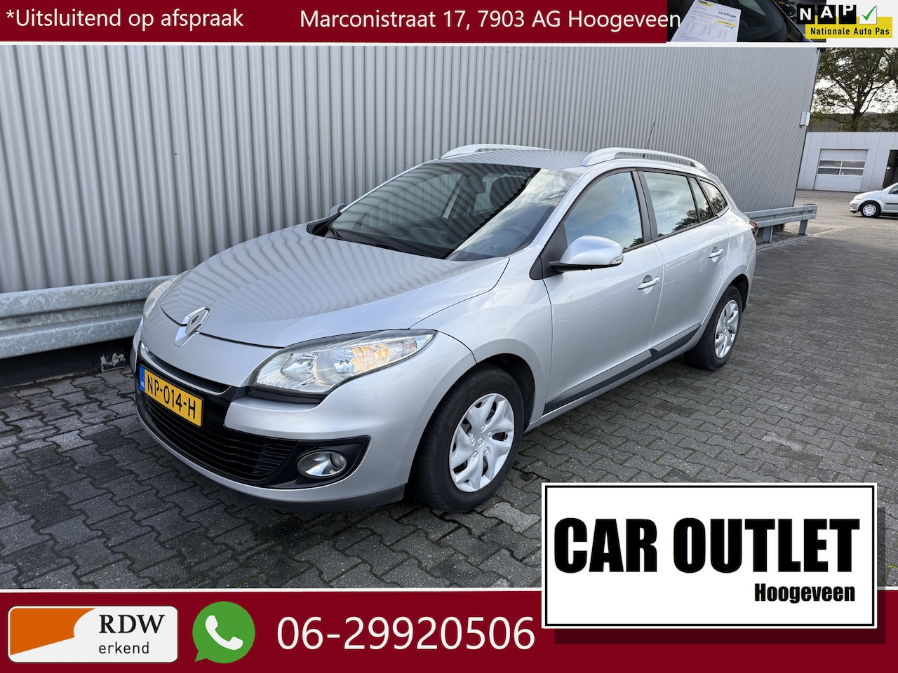 Renault Mégane Estate - 1.6 Authentique A/C, CC, Navi, Trekh, nw. APK – Inruil Mogelijk – - AutoWereld.nl