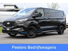 Ford Transit Custom - 320 2.0 TDCI L2H1 Sport DC Black Edition Virtual, Adaptieve Cruise, Carplay, LED, 2 x Schu