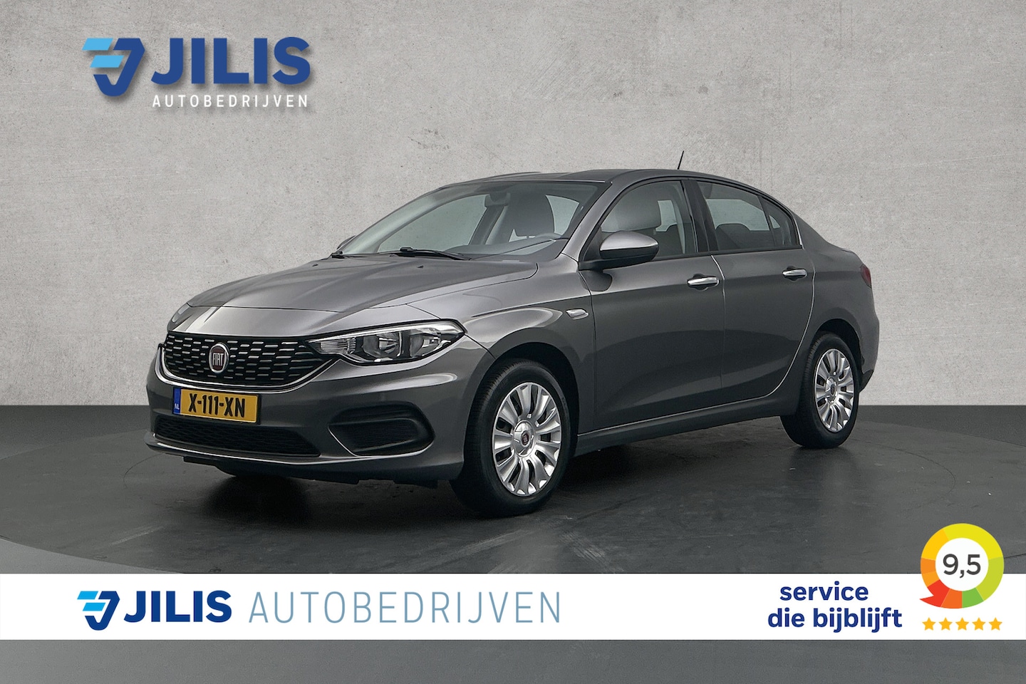 Fiat Tipo - 1.4 16V Lounge | Parkeersensoren | Cruise control | Navigatie | Multifunctioneel stuur - AutoWereld.nl