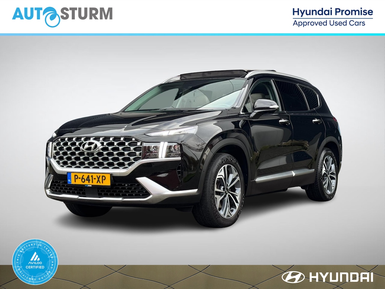 Hyundai Santa Fe - 1.6 T-GDI PHEV Premium Sky 7p. 1.6 T-GDI PHEV Premium Sky 7p. SoH 98% - AutoWereld.nl