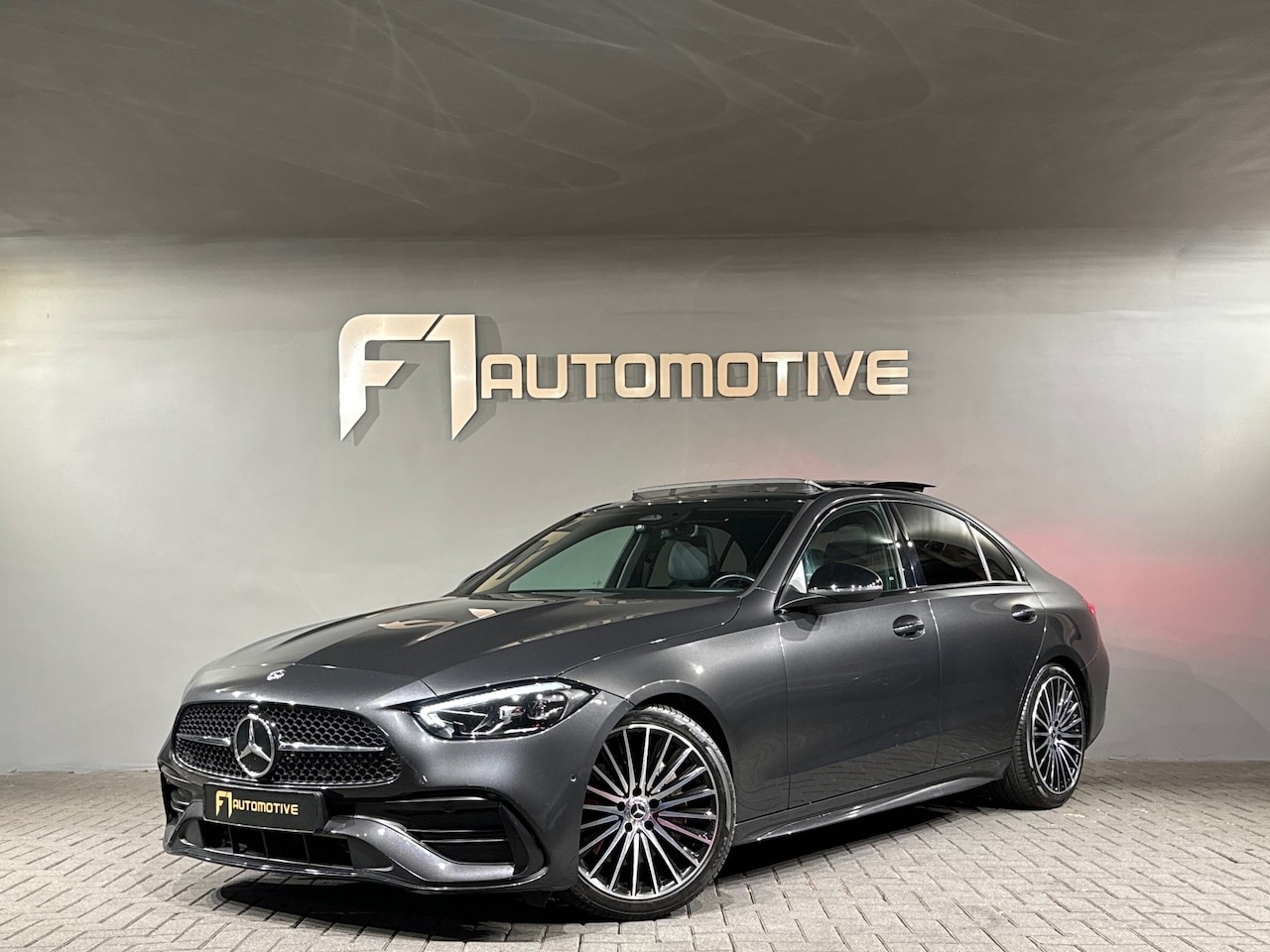 Mercedes-Benz C-klasse - 180 AMG Pano|Night|Leder|Sfeer|In.BTW - AutoWereld.nl