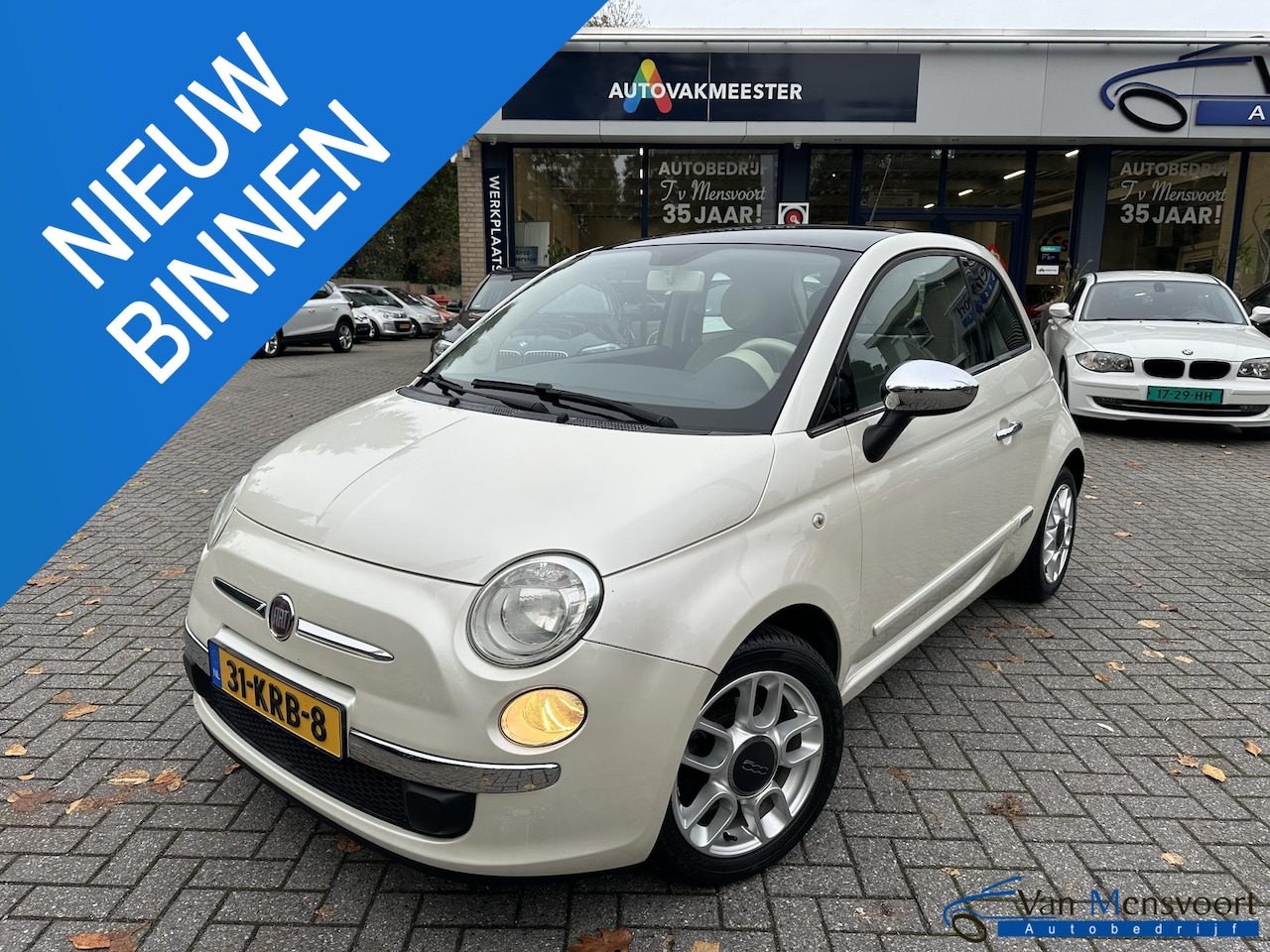 Fiat 500 - 1.2 Automaat Lounge Allseason|Panorama|Airco|Bluetooth - AutoWereld.nl