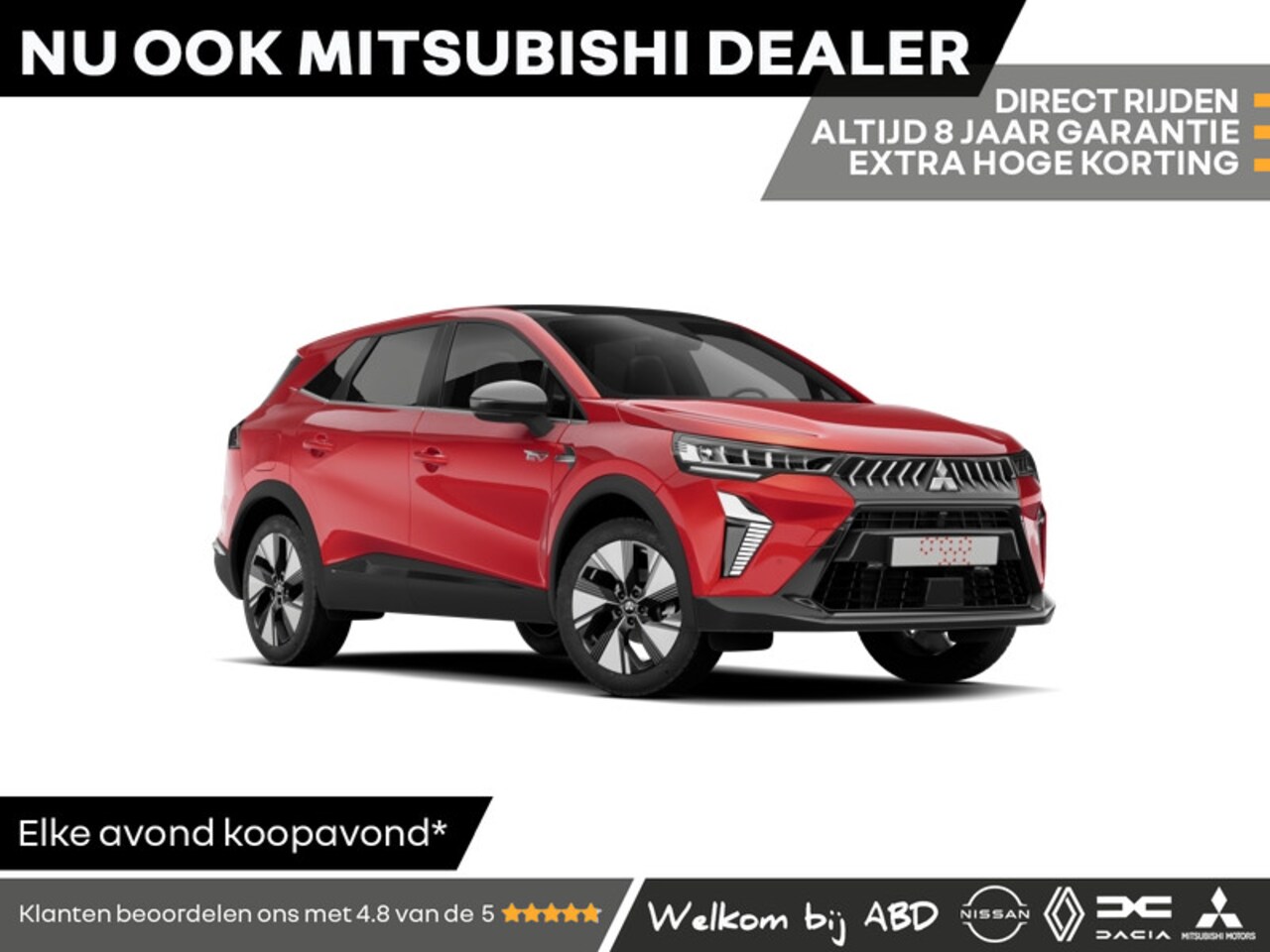 Mitsubishi Grandis - Instyle 1.8 HEV | Achteruitrijcamera | Adaptive Cruise Control (ACC) | Automatic High Beam - AutoWereld.nl