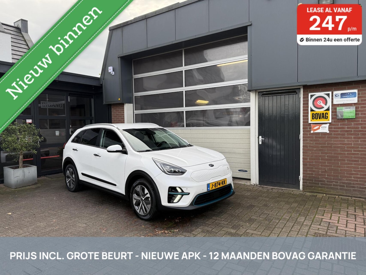 Kia e-Niro - DynamicLine 64 kWh 3-FASE SOH 95% *ALL-IN PRIJS* - AutoWereld.nl