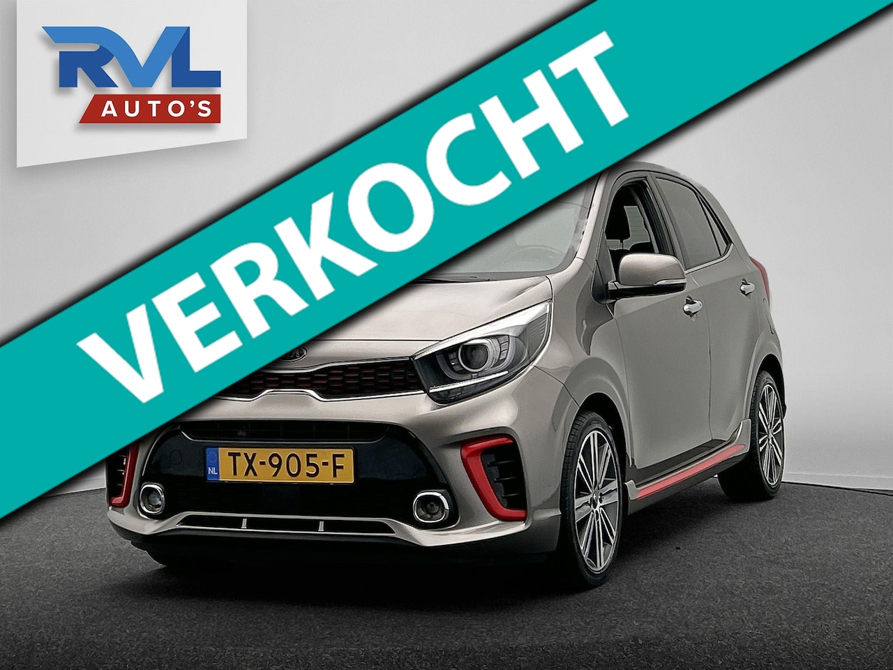 Kia Picanto - 1.0 T-GDI GT-Line 100PK * 1e Eigenaar * Origineel Nederlands * Carplay Leder Climate-contr - AutoWereld.nl