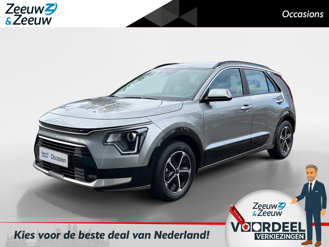 Kia Niro - 1.6 GDi Hybrid DynamicLine | Navi | Clima | Camera | Adapt. Cruise | Apple Carplay | Andro - AutoWereld.nl