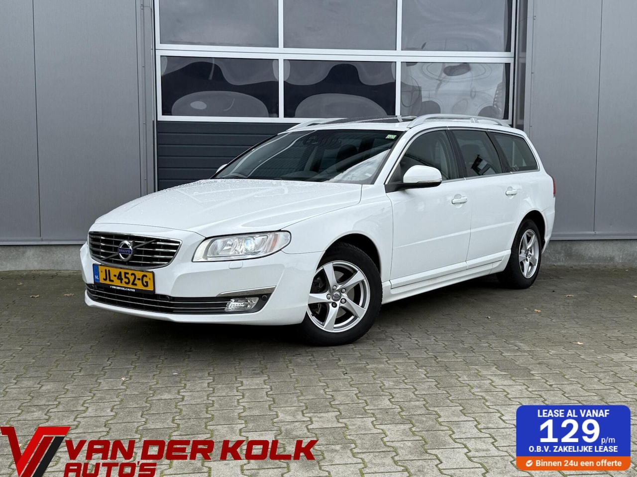 Volvo V70 - 2.0 D4 Polar+ Panorama Xenon Leder Elektrische Stoelen+Achterklep Navi - AutoWereld.nl