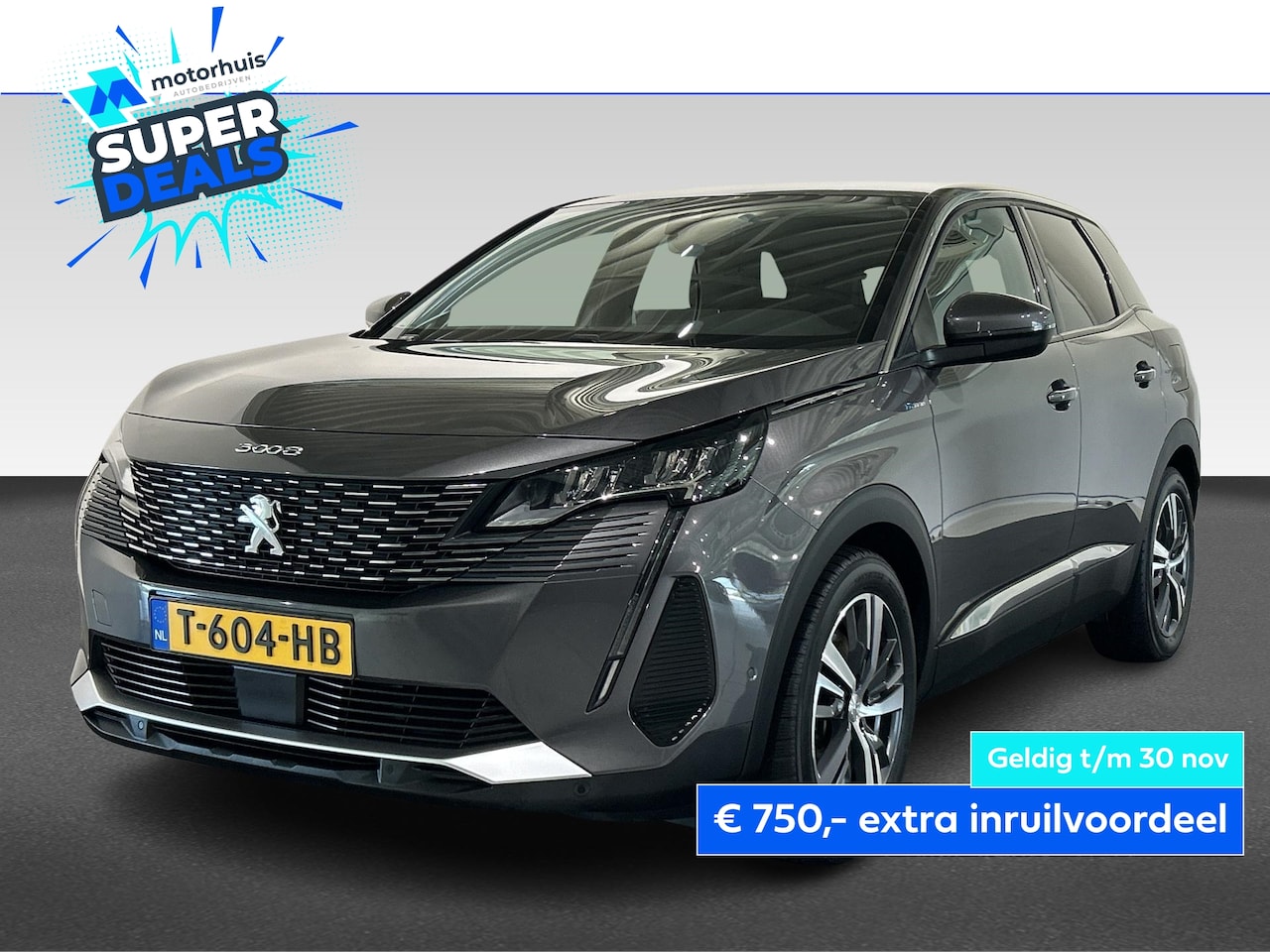 Peugeot 3008 - 1.6 PHEV Hybrid 225PK ALLURE AUTOMAAT NAVI LED CAMERA - AutoWereld.nl