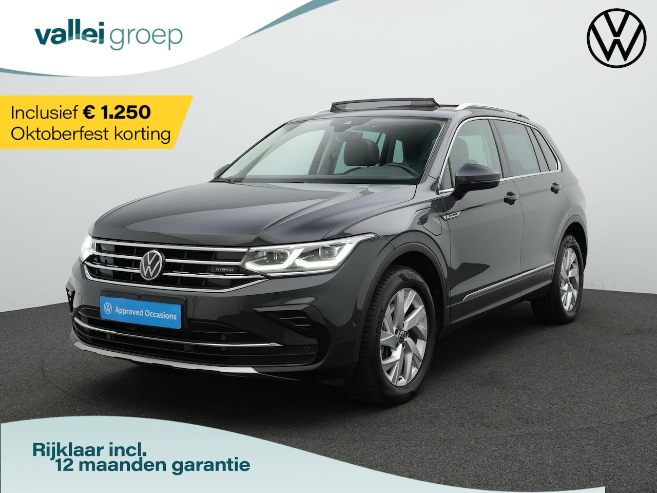 Volkswagen Tiguan - 1.4 TSI eHybrid 245 pk DSG Elegance | Panoramadak | Leder | Geheugenstoelen | IQ Light | R - AutoWereld.nl