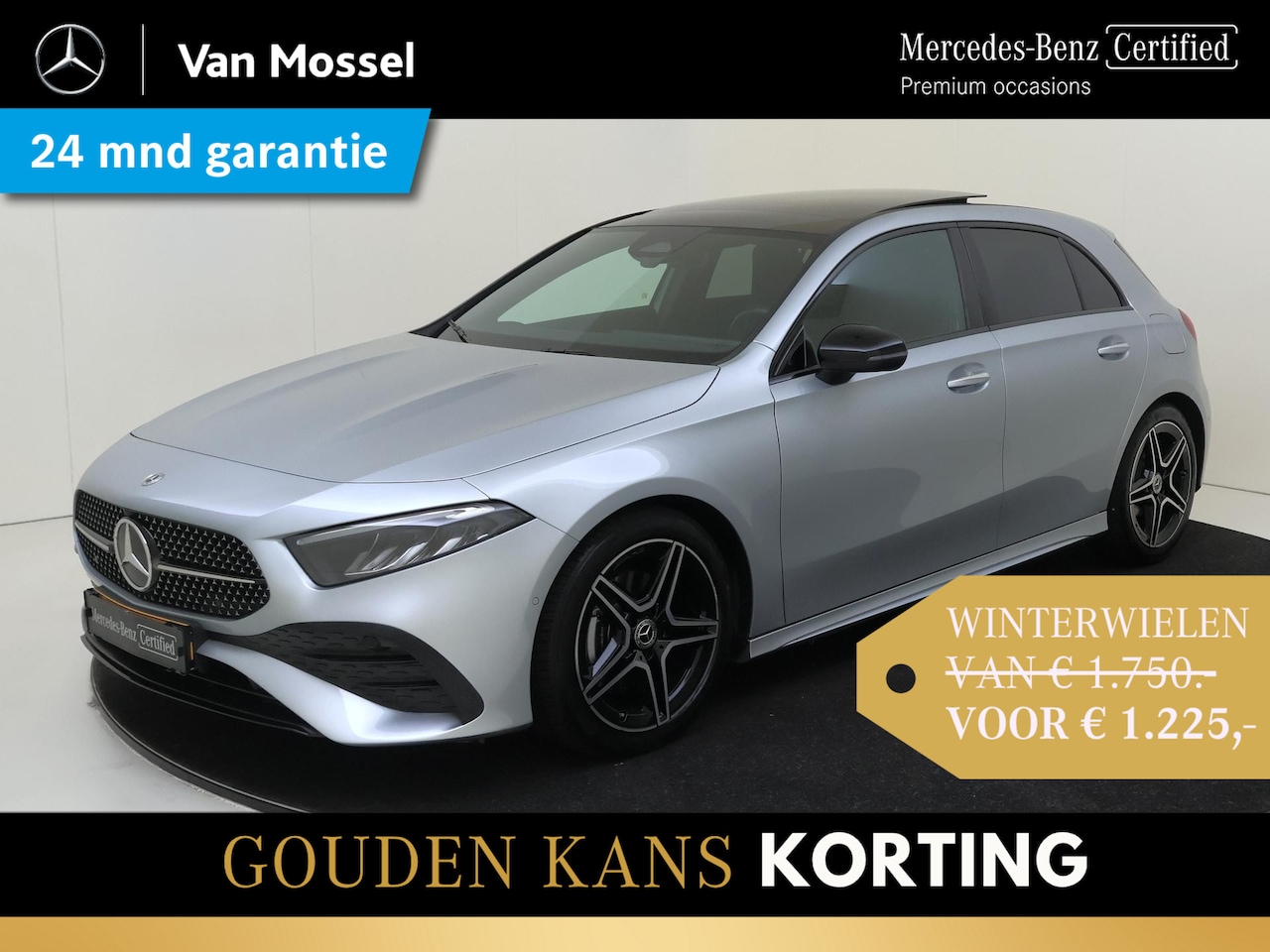 Mercedes-Benz A-klasse - 180 AMG Line / Stoelverwarming / Achteruitrijcamera / Panorama-schuifdak / Night-Pakket / - AutoWereld.nl