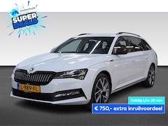 Skoda Superb Combi - 1.4 TSI PHEV 217PK DSG SPORTLINE BUSINESS NAVI PDC TEL CAMERA NAP
