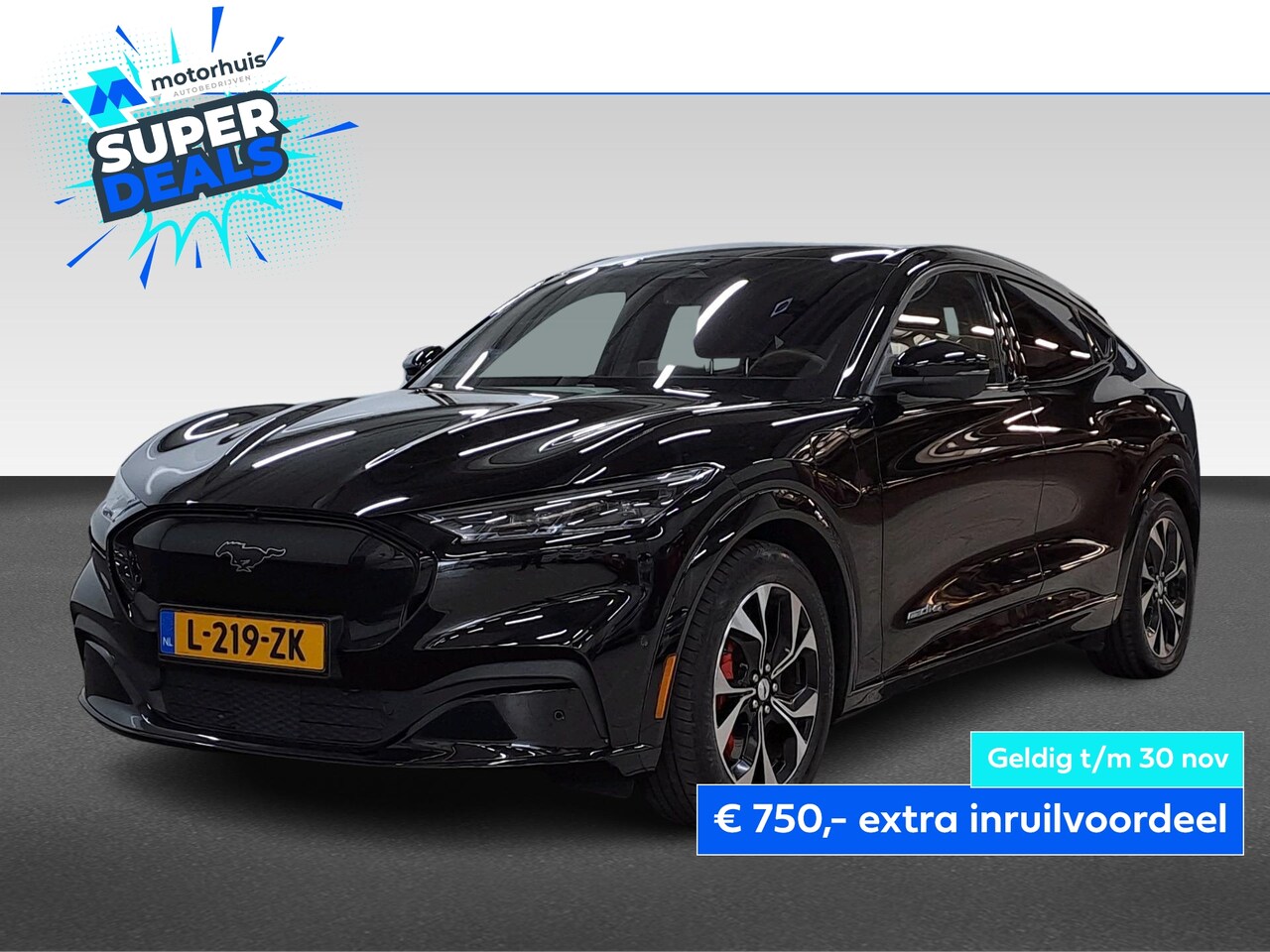 Ford Mustang Mach-E - AWD 98KWH NAVI LEDER PANO CAMERA TREKHAAK NAP - AutoWereld.nl