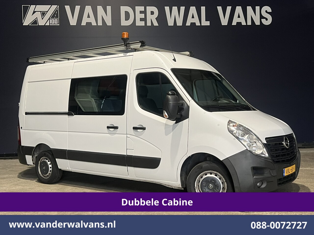 Opel Movano - 2.3 Turbo 146pk L2H2 Dubbele cabine Euro6 Airco | Imperiaal | Omvormer | 2500kg Trekhaak N - AutoWereld.nl