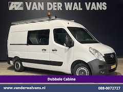 Opel Movano - 2.3 Turbo 146pk L2H2 Dubbele cabine Euro6 Airco | Imperiaal | Omvormer | 2500kg Trekhaak N