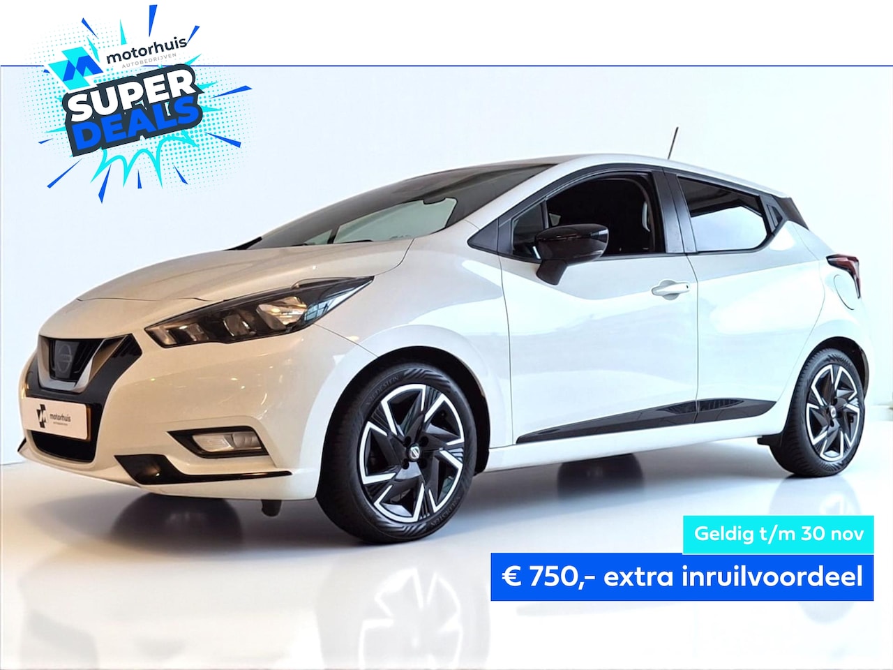 Nissan Micra - 1.0 IG-T 92pk N-Design NAVI PDC LMV - AutoWereld.nl