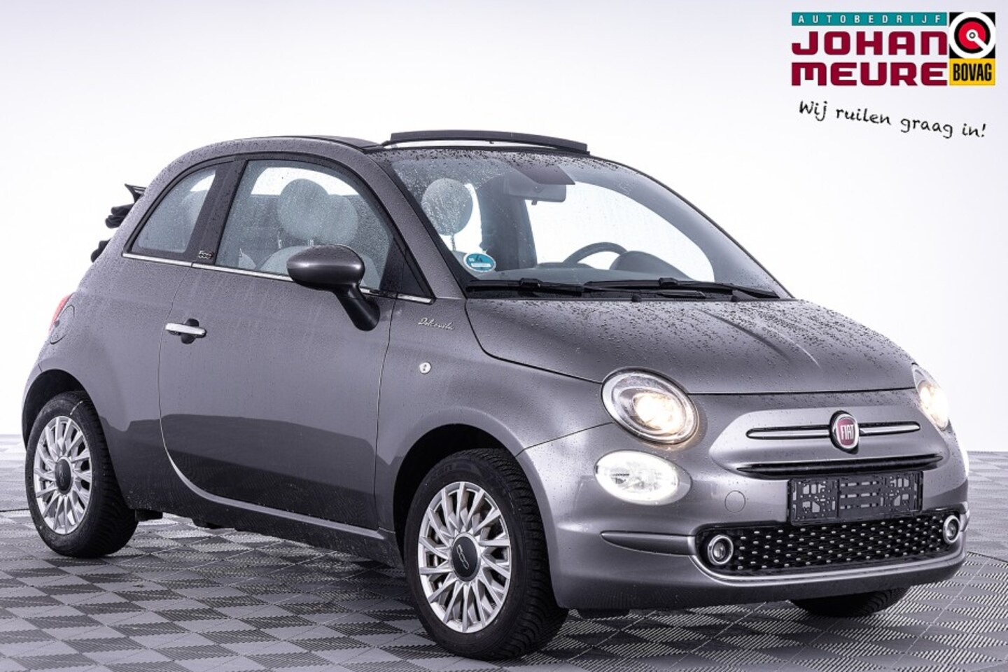 Fiat 500 C - 1.0 Hybrid Dolcevita | Half LEDER | AIRCO | VELGEN | Mistlampen - AutoWereld.nl