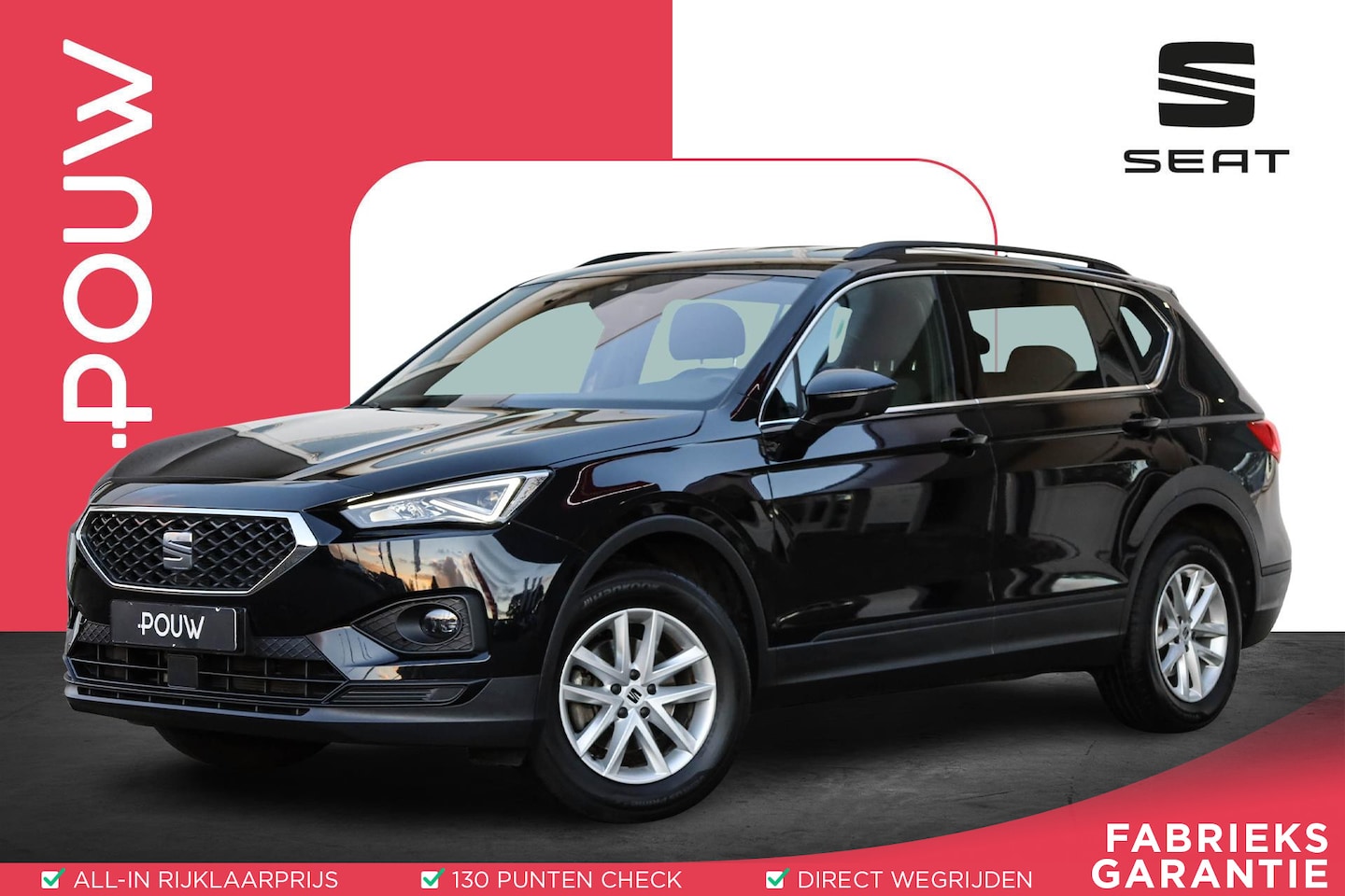 SEAT Tarraco - 1.5 TSI 150pk DSG Style Business Intense | Trekhaak Wegklapbaar | Adaptive Cruise | Climat - AutoWereld.nl