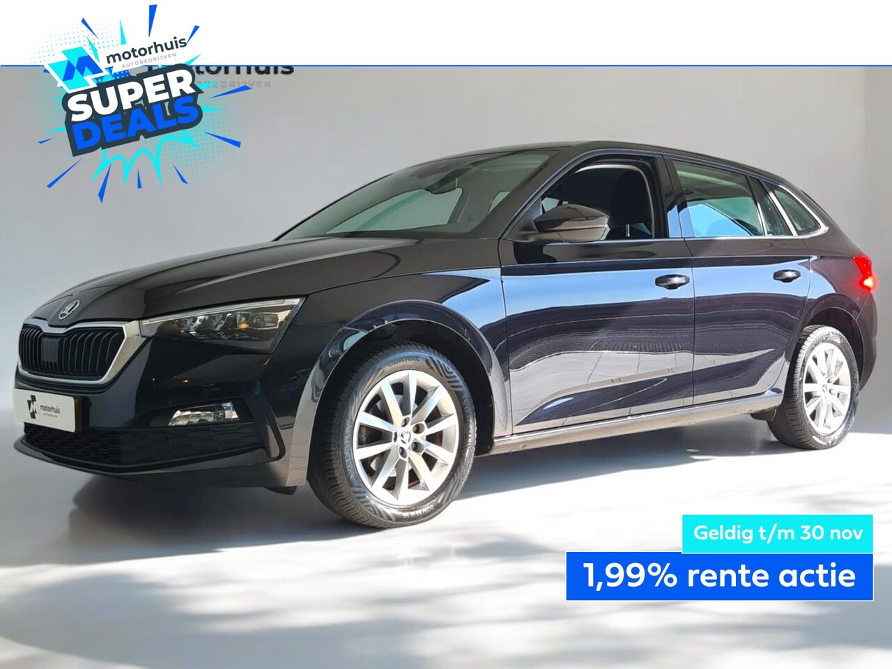 Skoda Scala - 1.5 TSI Greentech 150pk DSG-7 Business Edition AUTOMAAT NAVI LED STOELV - AutoWereld.nl