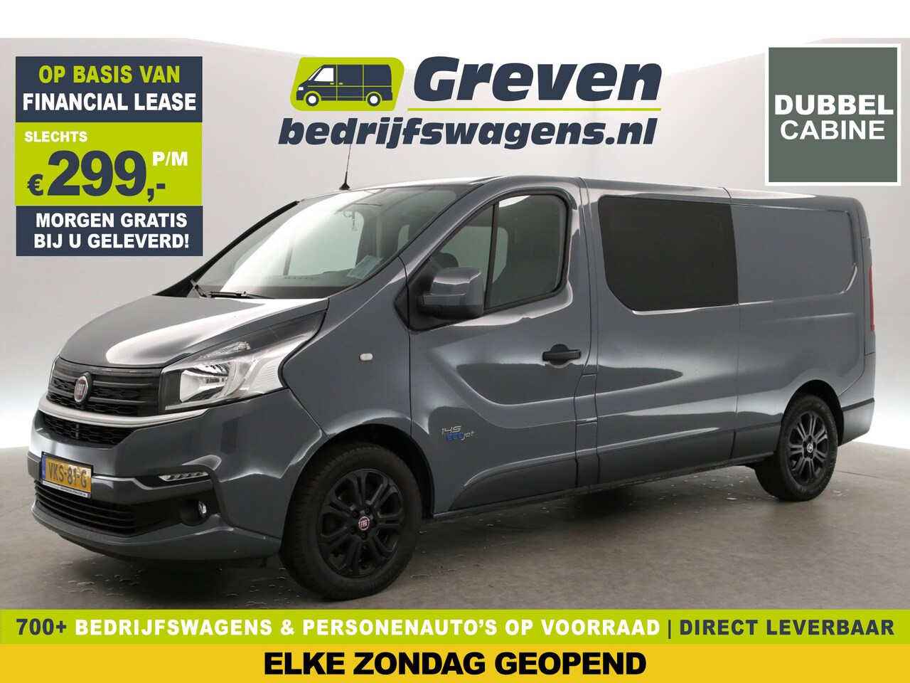 Fiat Talento - 2.0 MultiJet 146PK L2H1 | DC | Airco | Cruise | Trekhaak | Parkeersens. - AutoWereld.nl