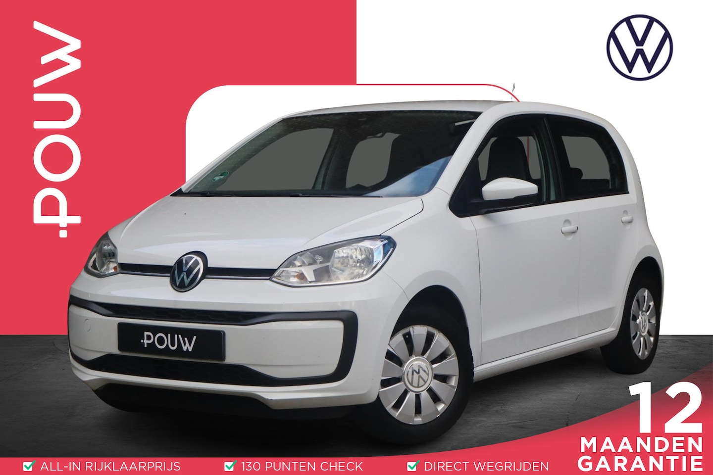 Volkswagen Up! - 1.0 65pk | Airconditioning | Executive Pakket | DAB - AutoWereld.nl